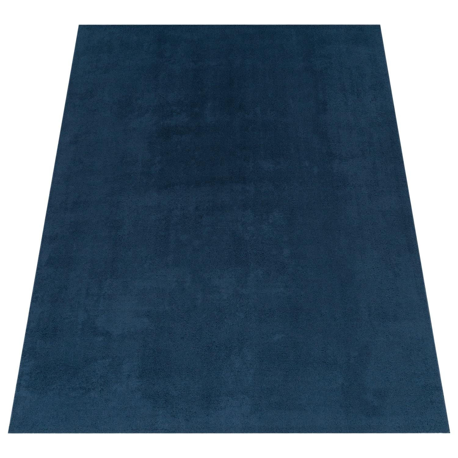 KURZFLORTEPPICH 200/200 cm Cadiz 630 - Blau, Kunststoff (200/200cm) - Paco Home