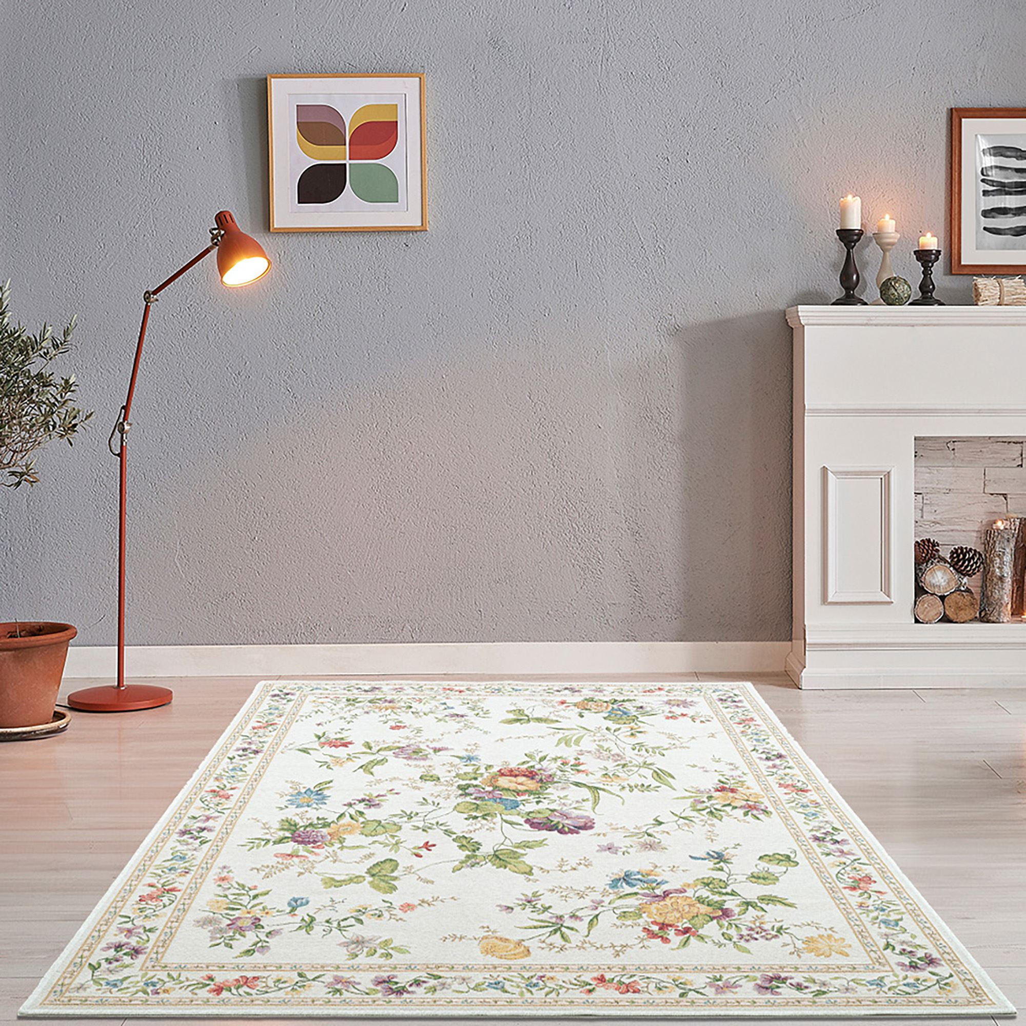 FLACHWEBTEPPICH Flomi 70x120 cm - Creme, Textil (70/120cm) - THEKO