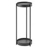 PFLANZEN-STÄNDER Tower schwarz 26/70/26 cm - Schwarz, Metall (26/70/26cm) - Yamazaki