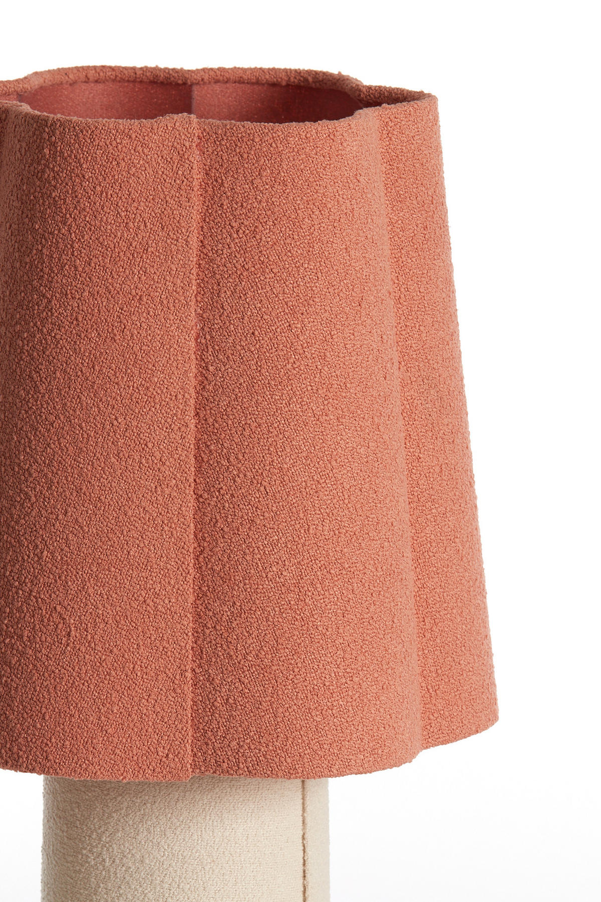 TISCHLAMPE Musaby Rosa Ø25/50 cm - Pink, Textil (25/25/48.5cm) - Light & Living