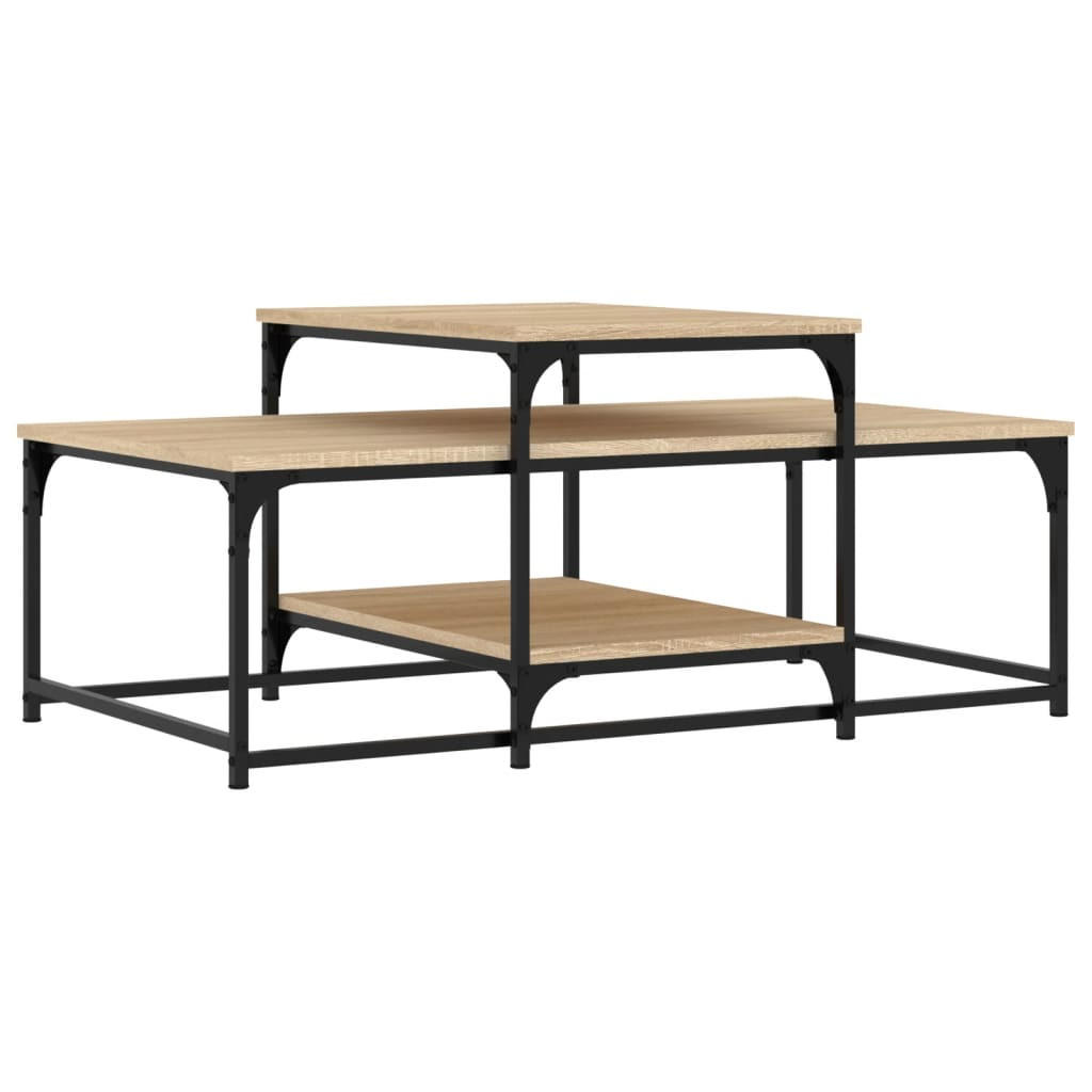 COUCHTISCH Sonoma-Eiche 102x60x45 cm Holzwerkstoff - Braun, Holzwerkstoff (102/60/45cm) - furnicato