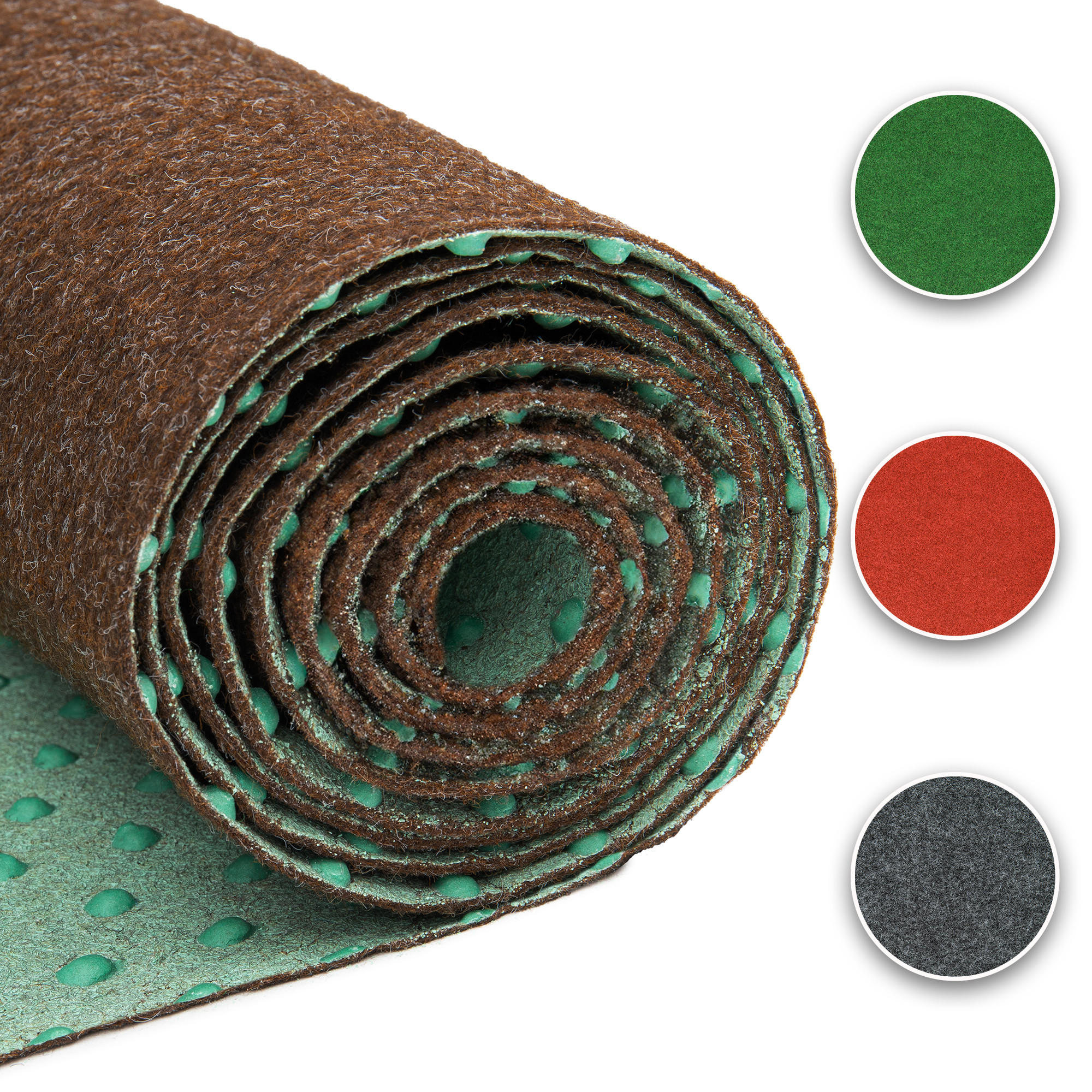 Tapiso Rasenteppich Braun 100x330 cm