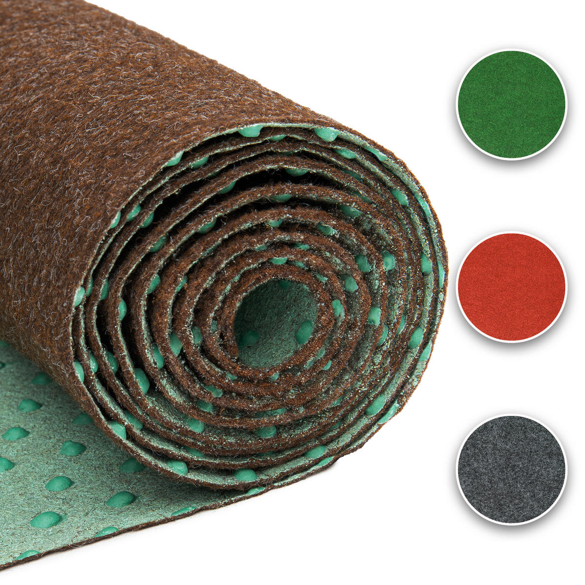 RASENTEPPICH PEMBA Braun 300/850 cm - Braun, Textil (300/850cm) - Tapiso