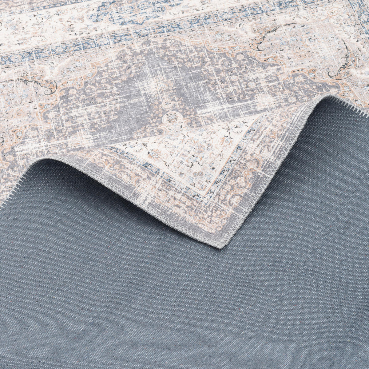 VINTAGE DESIGNERTEPPICH FINESSE ORIENT MEDAILLON - Beige/Grau, Textil (160/230cm) - Pergamon