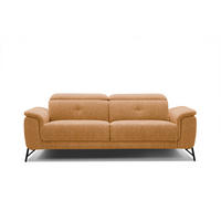 SOFA AVENA 3-Sitzer, orange - Orange, Holzwerkstoff/Textil (204/80/108cm) - Courtois Laville