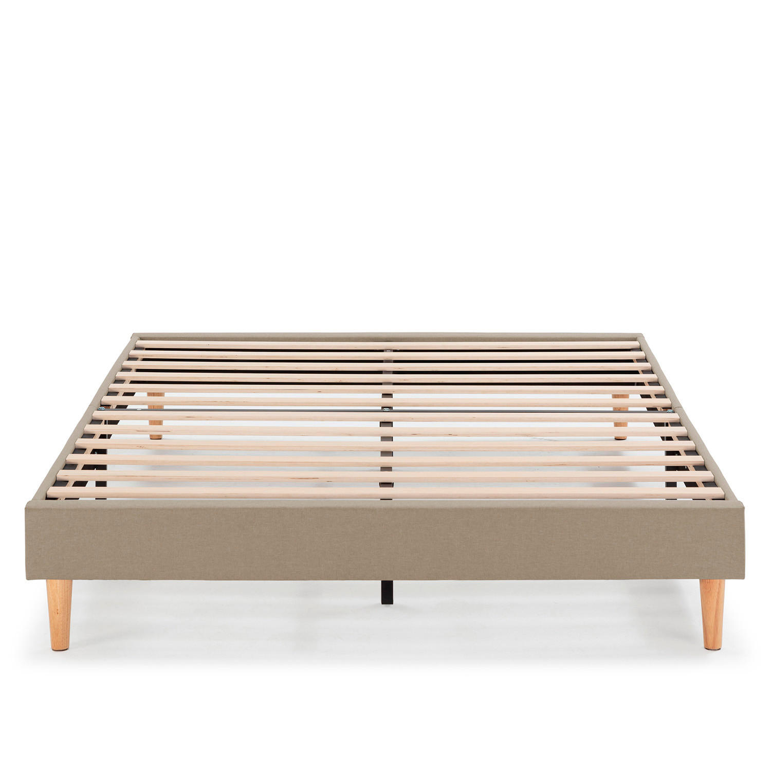 POLSTERBETT + kopfteil 140x190 cm Aura, Beige - Beige, Textil (190/140/90cm) - VS Venta-stock