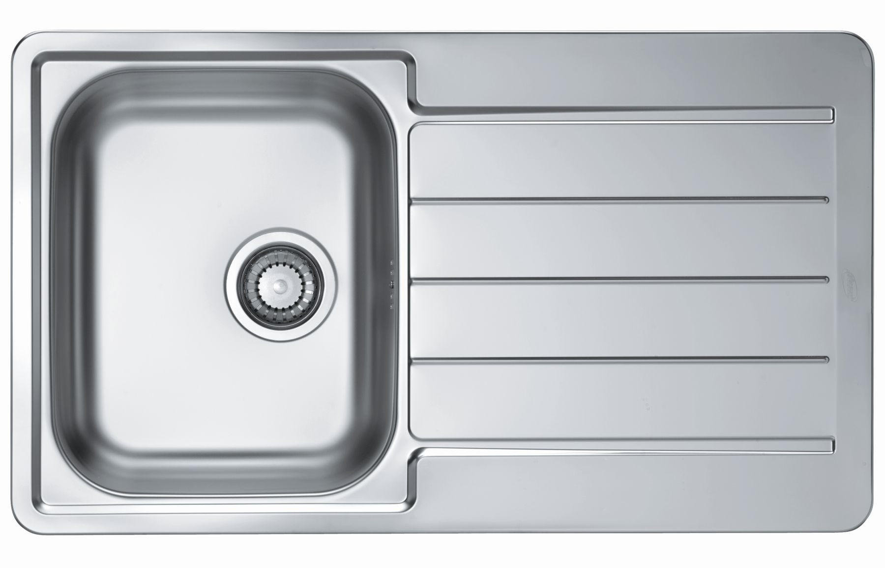 KÜCHENSPÜLE 86x50cm Edelstahl Einbauspüle Line 20 Schrank ab 45 cm - Edelstahlfarben, Metall (50/16/86cm) - Alveus