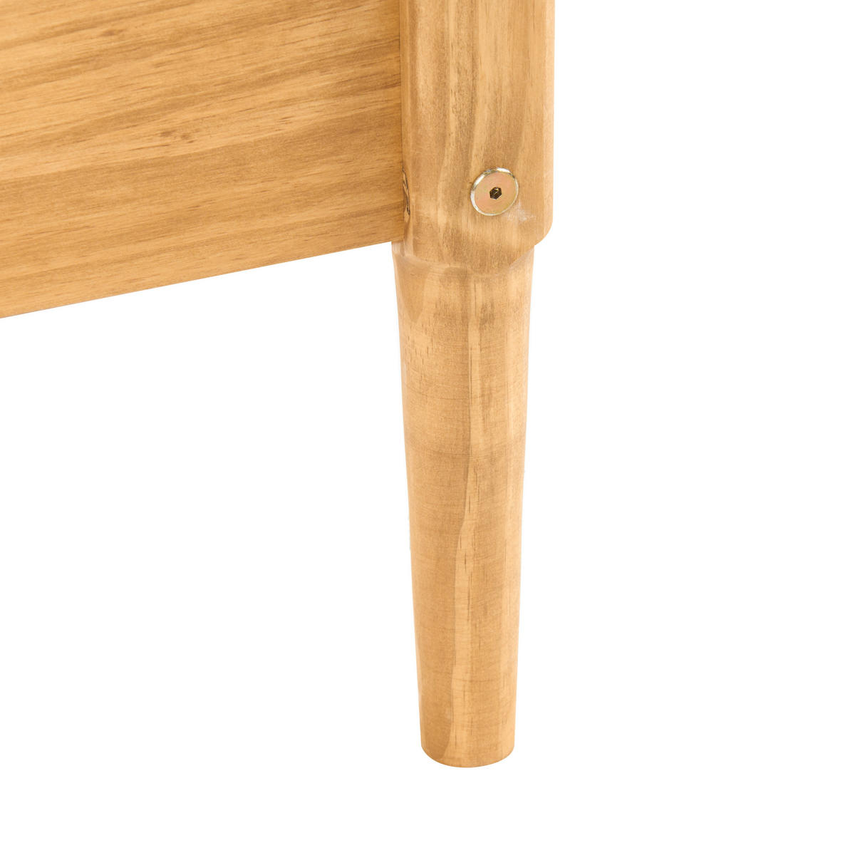 BETT mit Lattenrost 120/200 Kiefernholz Hellbraun Flavignac - Hellbraun/Braun, Holz (120/200cm) - Beliani