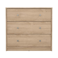 51. KOMMODE mit 3 Schubladen lise 72,4/30,1/68,3 cm - Apfelbaumfarben, Holzwerkstoff (30.1/68.3/72.4cm) - Calicosy
