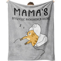 KUSCHELDECKE 157 x 132 cm Grau - Grau, Textil (129.5/152.4cm)