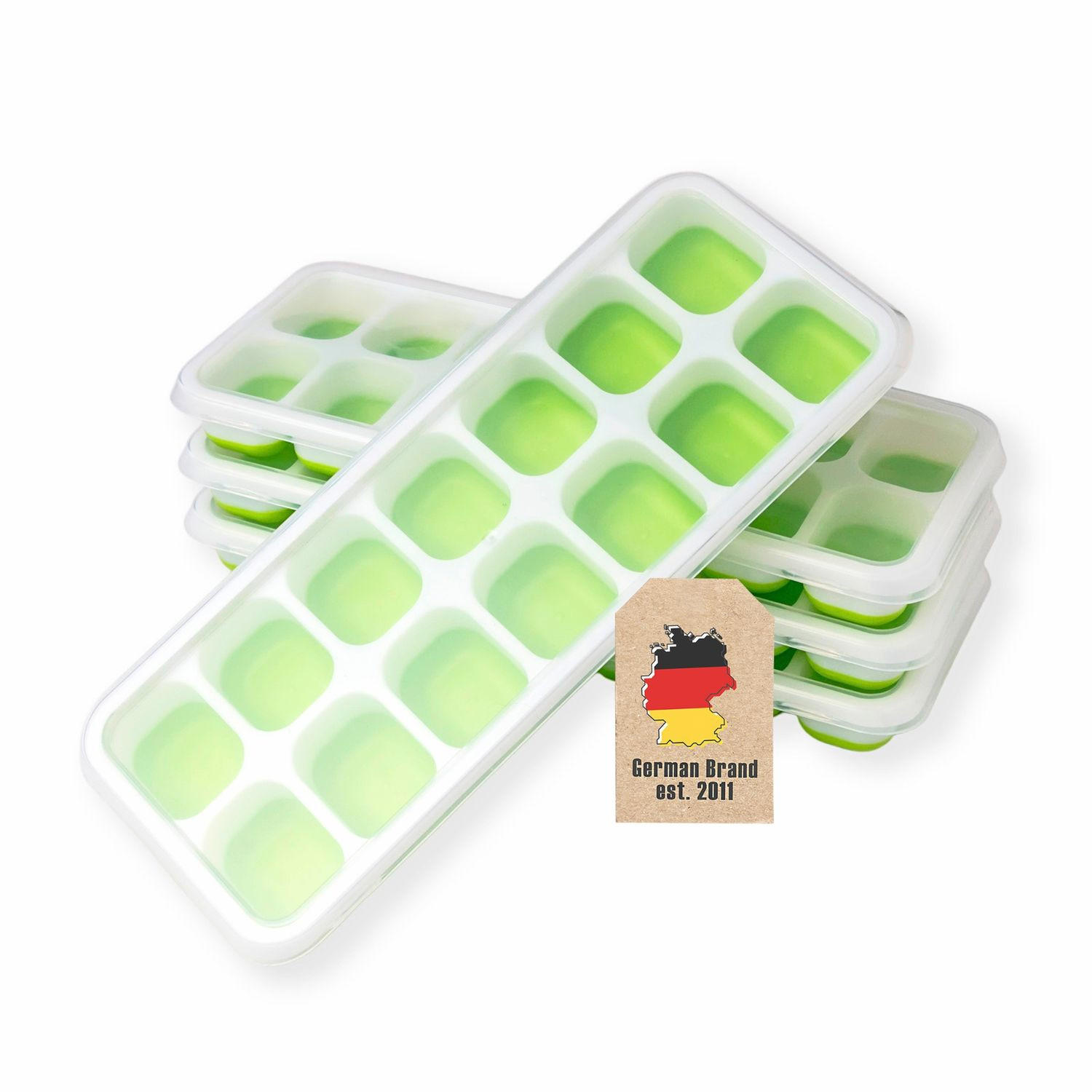 Intirilife Eiswürfelform Grün 9.9x2.9x25.5 cm