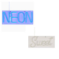 LED DEKOLEUCHTE Silikon Weiß 2er Set - Weiß, Kunststoff (45/45/20cm)