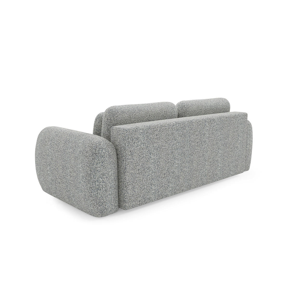 SOFA Carmela 3 Sitzplätze Grau - Grau, Holz (266/95/121cm) - Petits-meubles