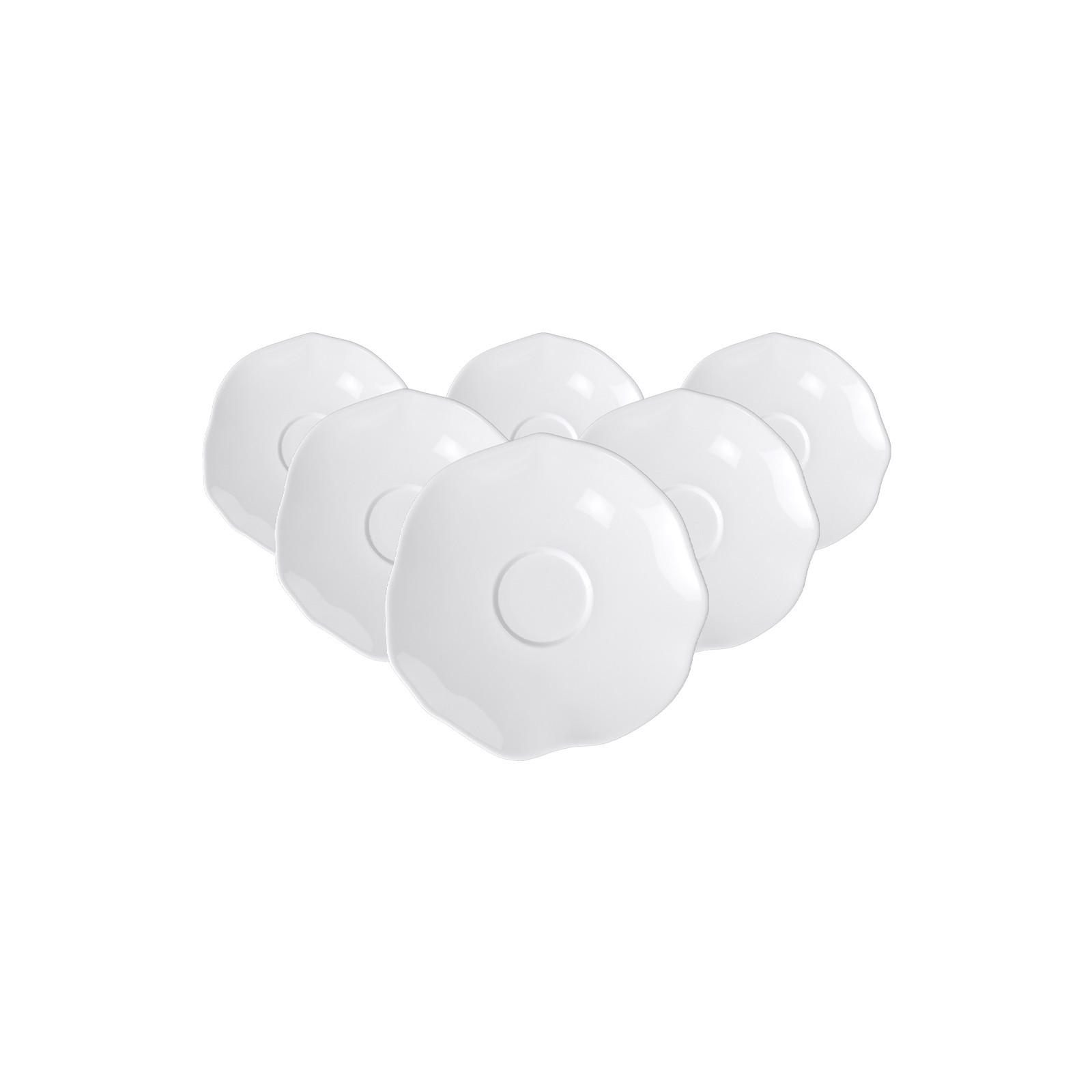 ESPRESSOUNTERTASSEN Pura weiß ø 11,6 cm 6er Set - Weiß, Keramik (11.6cm) - Villeroy & Boch