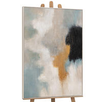 GEMÄLDE Lichtübergänge Schattenfugenrahmen Beige 120x80 cm - Beige, Holz (120/80cm) - YS-art gallery