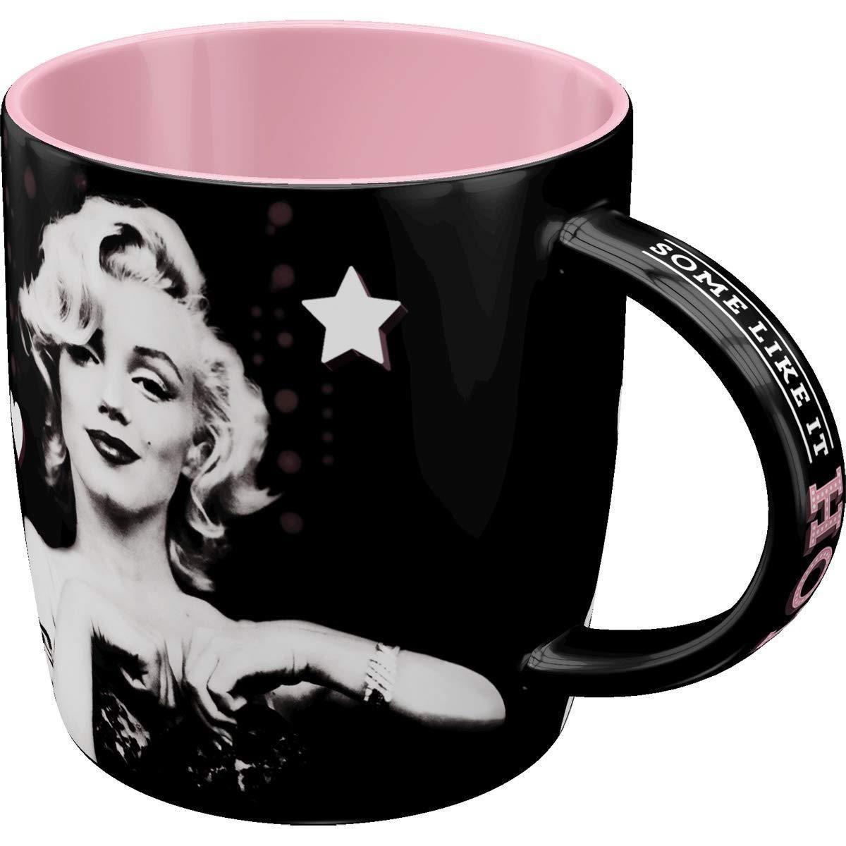 KAFFEETASSE 330 ml Celebrities Marilyn Monroe Some Like It Hot - Multicolor, Keramik (0.33L) - Nostalgic-Art