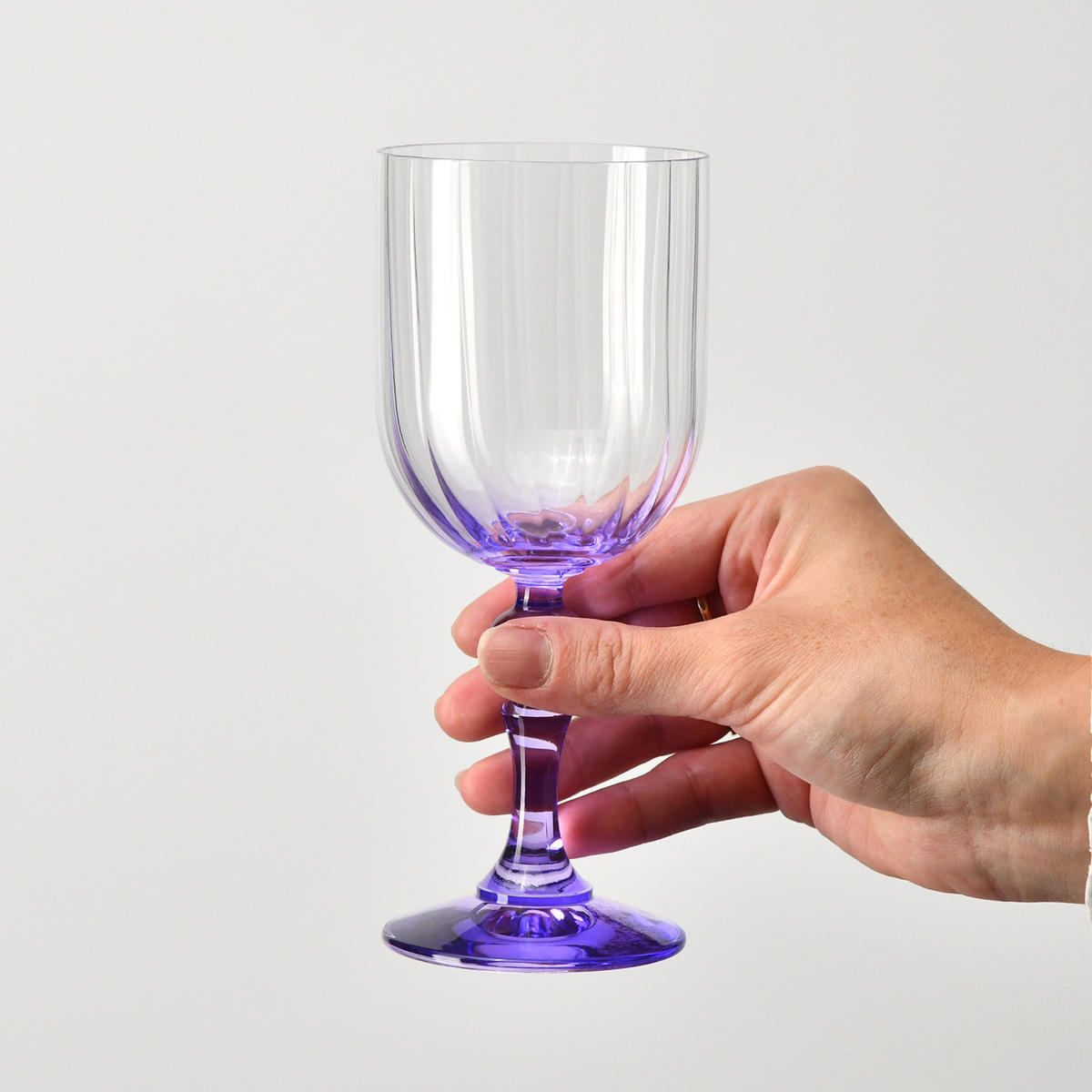 WEINGLÄSER, 2er-Set, 300 ml - Violett, Glas (0.3L) - Krosno Glass
