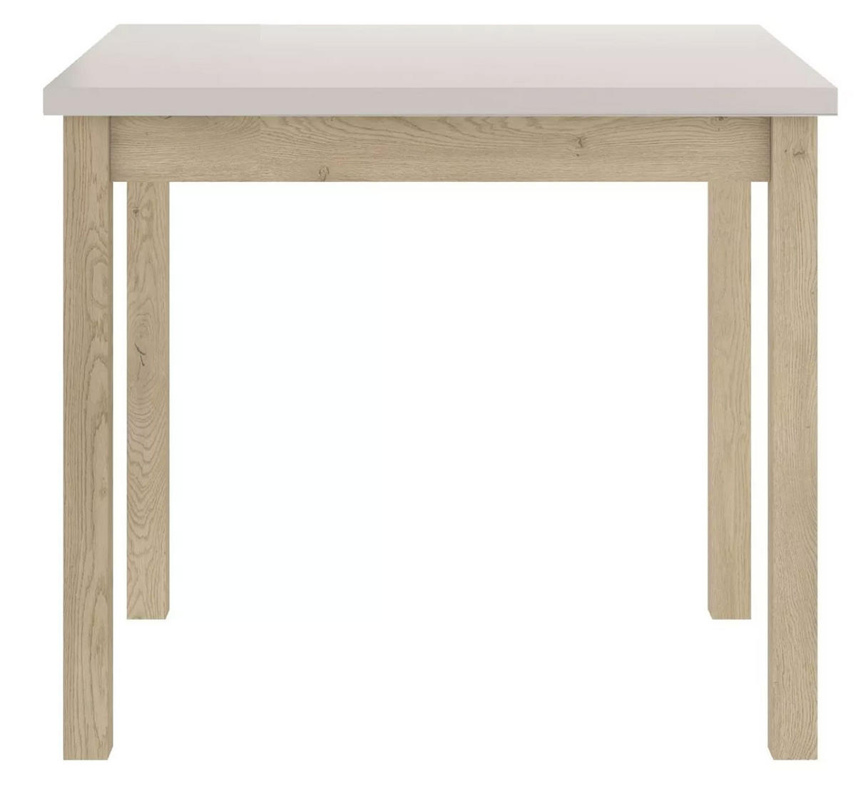 ESSTISCH Adam Kaschmir / Eiche Sonoma 90-125 / 65 / 75cm - Beige/Sonoma Eiche, Holz/Holzwerkstoff (65/125/75cm) - Feldmann-Wohnen