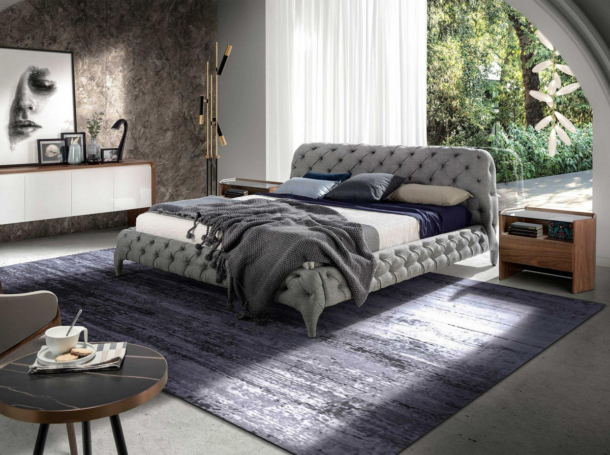 NACHTSCHRANK Nachttisch Nussbaum mit Platte aus gehärtetem Glas 65/45/50 cm - Nussbaumfarben, Glas/Holz (65/50/45cm) - ANGEL CERDA