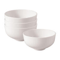 SCHÜSSELN Afina weiß ø 13 cm 4er Set - Weiß, Keramik (13cm) - Villeroy & Boch