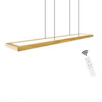 LED HÄNGELEUCHTE Zenobia 100/3/17 cm - Braun, Holz (100/3/17cm) - Nettlife