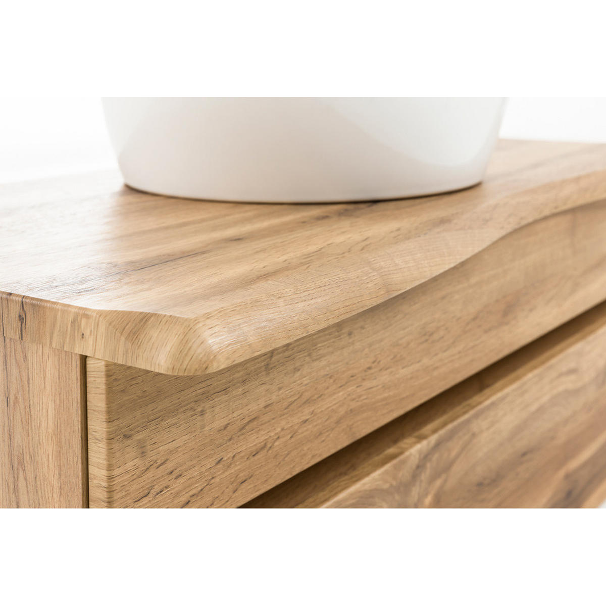 BADMÖBEL-SET 3-TLG. Vidago-03 - Braun, Holzwerkstoff (156/200/52cm) - Lomado