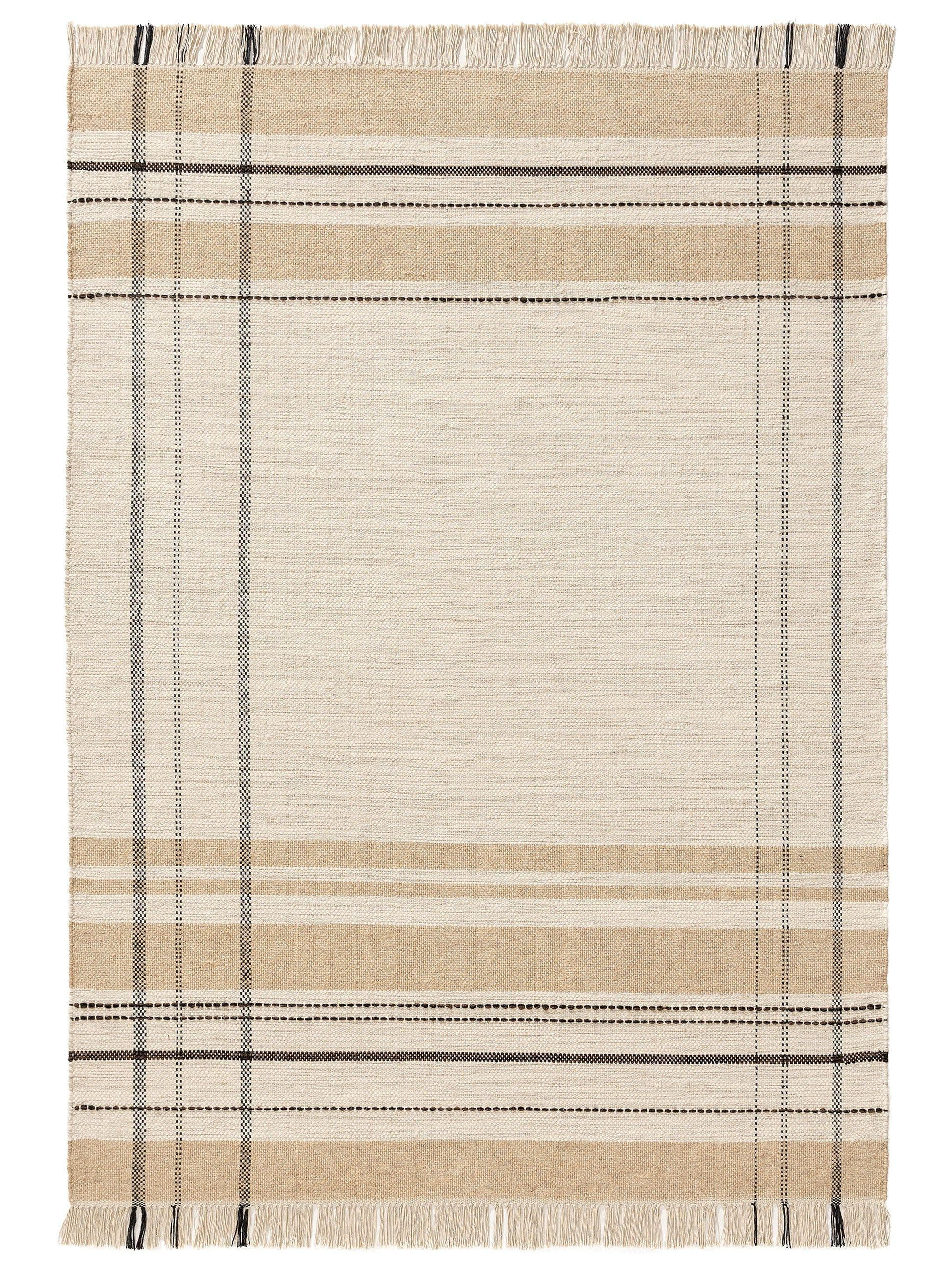 WOLLTEPPICH Bahati Beige 120x170 cm - Beige, Textil (120/170cm) - benuta Pop