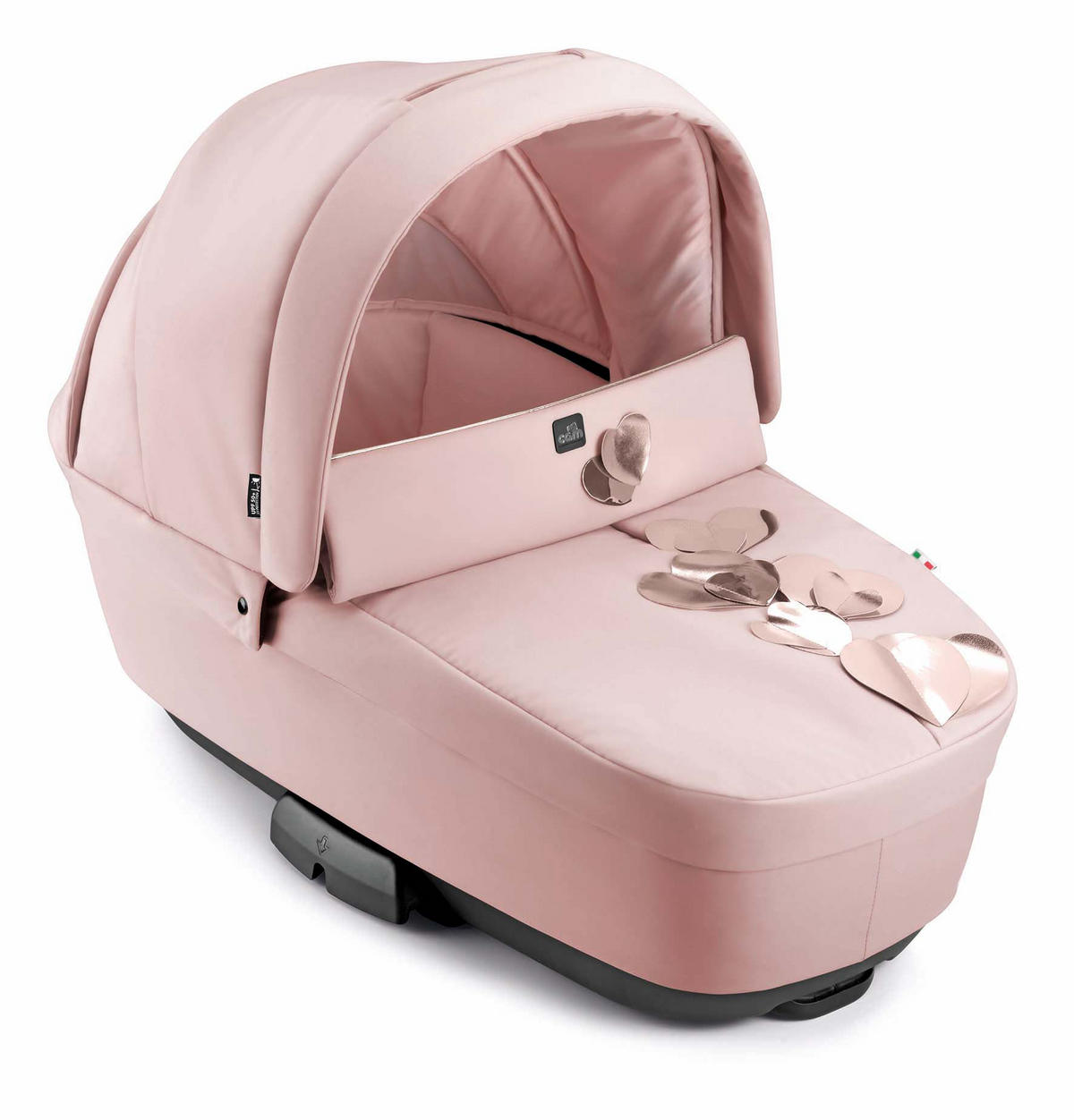 KOMBI-KINDERWAGEN Techno Babila 2in1, klappbar - Roségold/Rosa, Kunststoff (53/93/111cm) - Cam il Mondo del Bambino S.p.A.