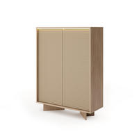 KOMMODE RIGATO 103,9/138,4/40cm mit Schubladen 2 Türen Beige - Beige, Holzwerkstoff (103.9/138.4/40cm) - MASSENO