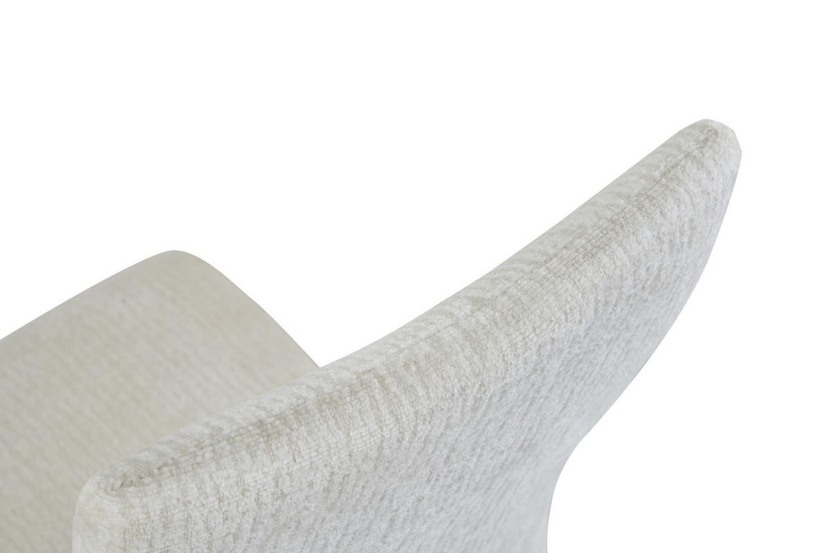 SCHWINGER-STUHL 2er Set Stockholm Stühle in Creme - gemütliches Design - B/H/T: 43x98x59 cm - Creme, Textil (59/98/43cm)