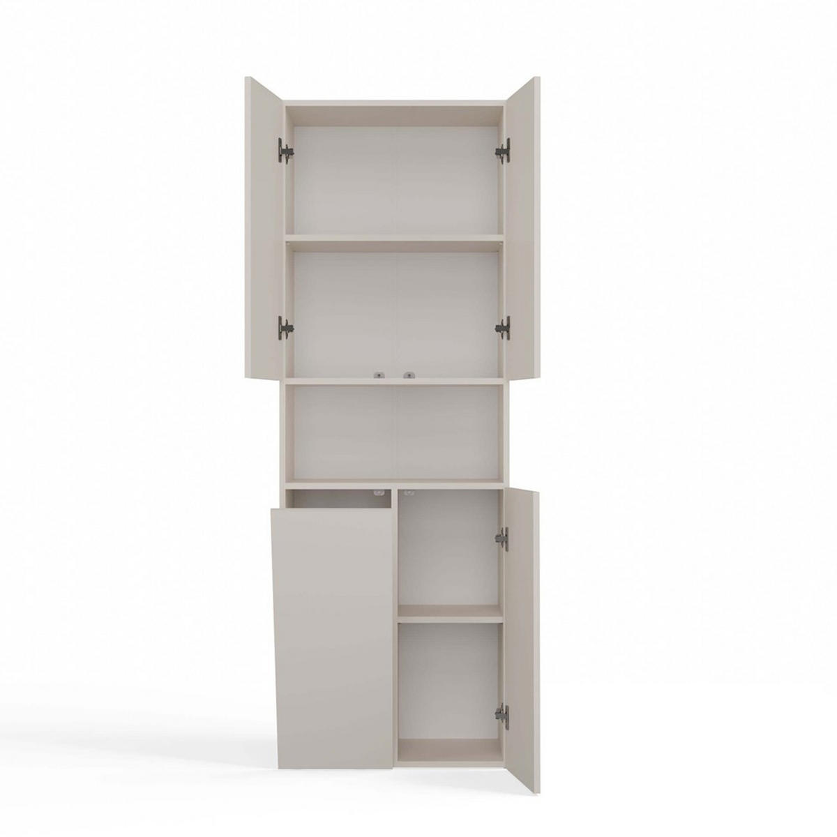 KOUZELNÍ SKŘÍŇKA Kašmír 60/174/30 - kašmírová, kompozitní dřevo (60/174/30cm) - RAUMHIRSCH FURNITURE