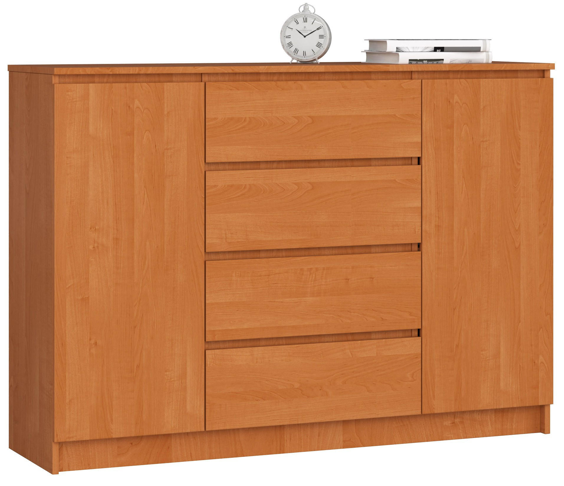 KOMMODE Erlefarben 138x40x99 cm - Erlefarben, Holzwerkstoff (138/99/40cm) - Akord