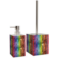 BADEZIMMER Set Rainbow - Blau/Gelb, Kunststoff (7/17/7cm) - Sanilo