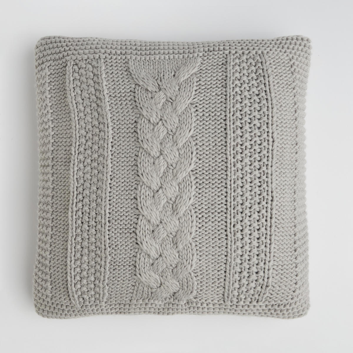 KISSENBEZUG Leto - Hellgrau, Kunststoff (45/45cm) - home&you