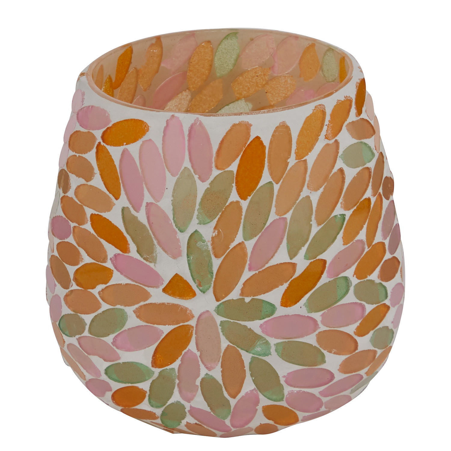 BUTLERS Teelichthalter SHIMMER & SHINE - Multicolor, Glas (10cm) - Butlers