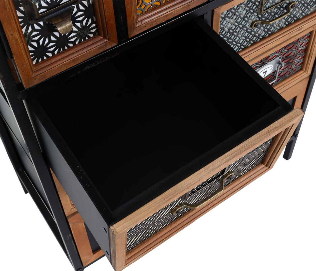 APOTHEKERKOMMODE Multicolor - Multicolor, Holz (62/120/33cm) - MCW