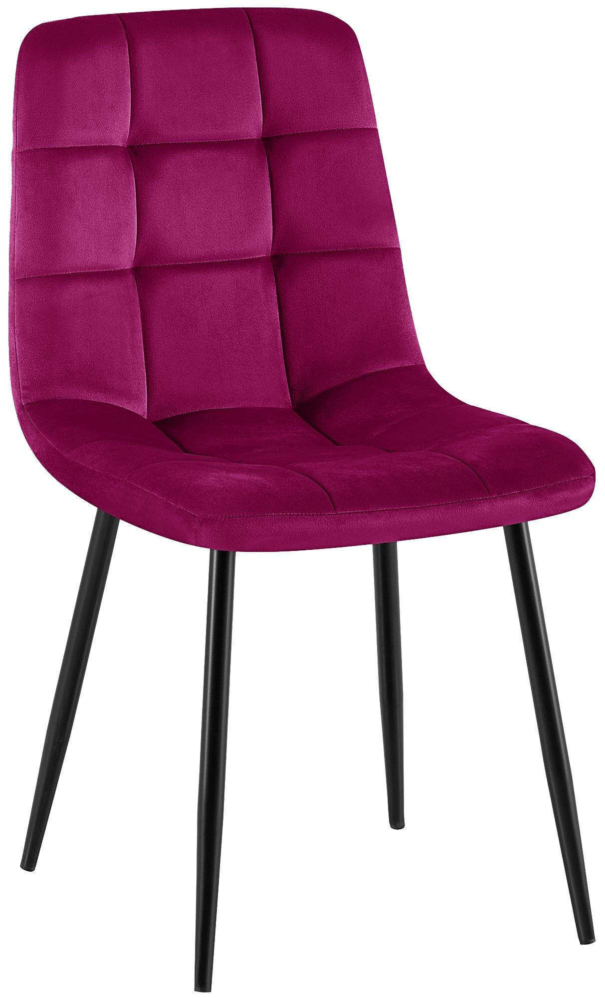 furnicato Esszimmerstuhl Lila 45x84x55 cm