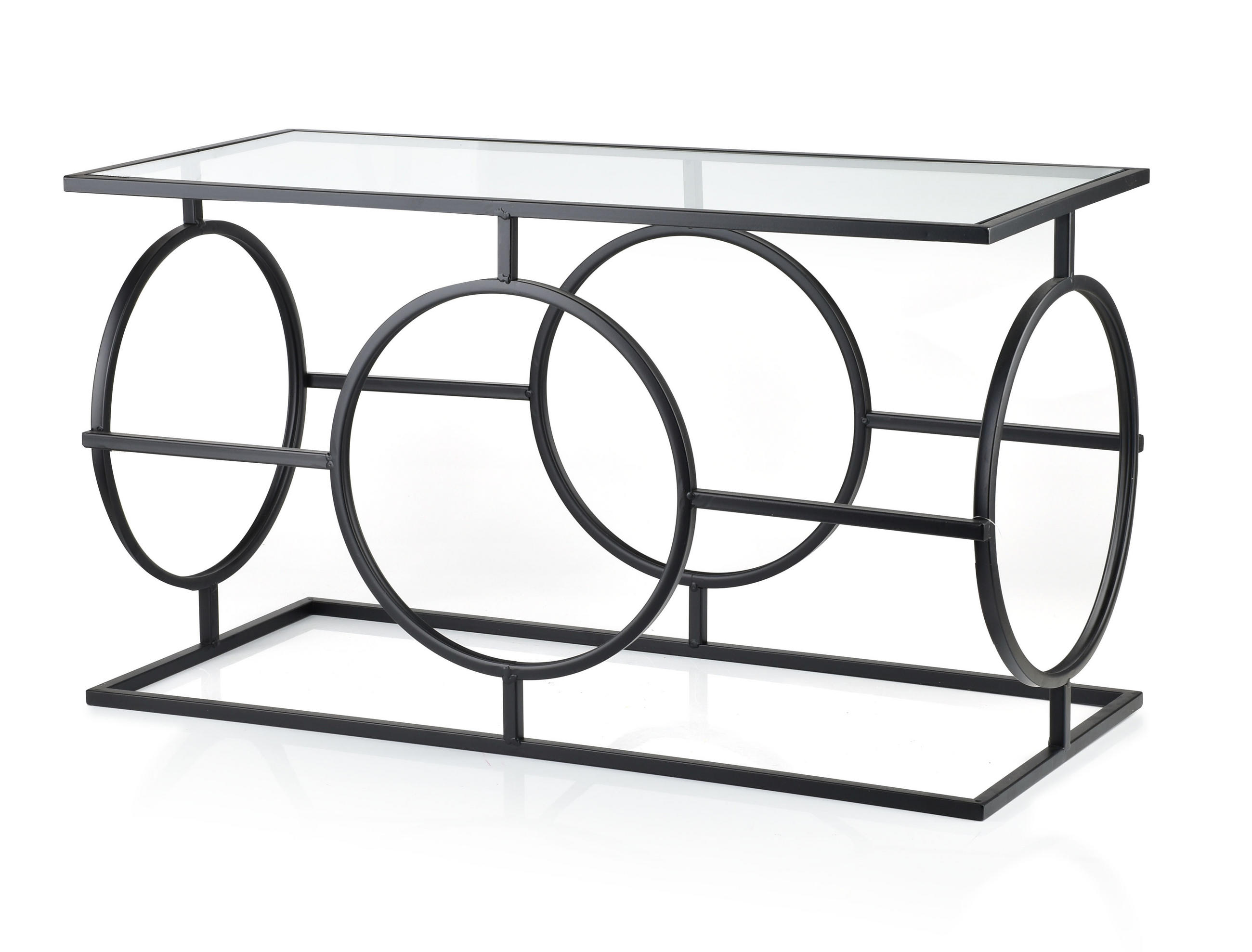 COUCHTISCH Cedri Schwarz 80/35.5/45 cm Metall - Schwarz, Metall (80/35.5/45cm) - Mondex