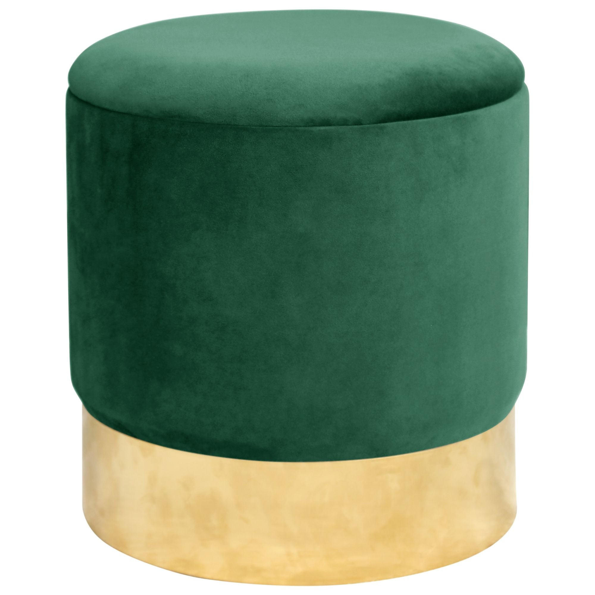 Raumhirsch Furniture Polsterhocker Grün 39x40x39 cm