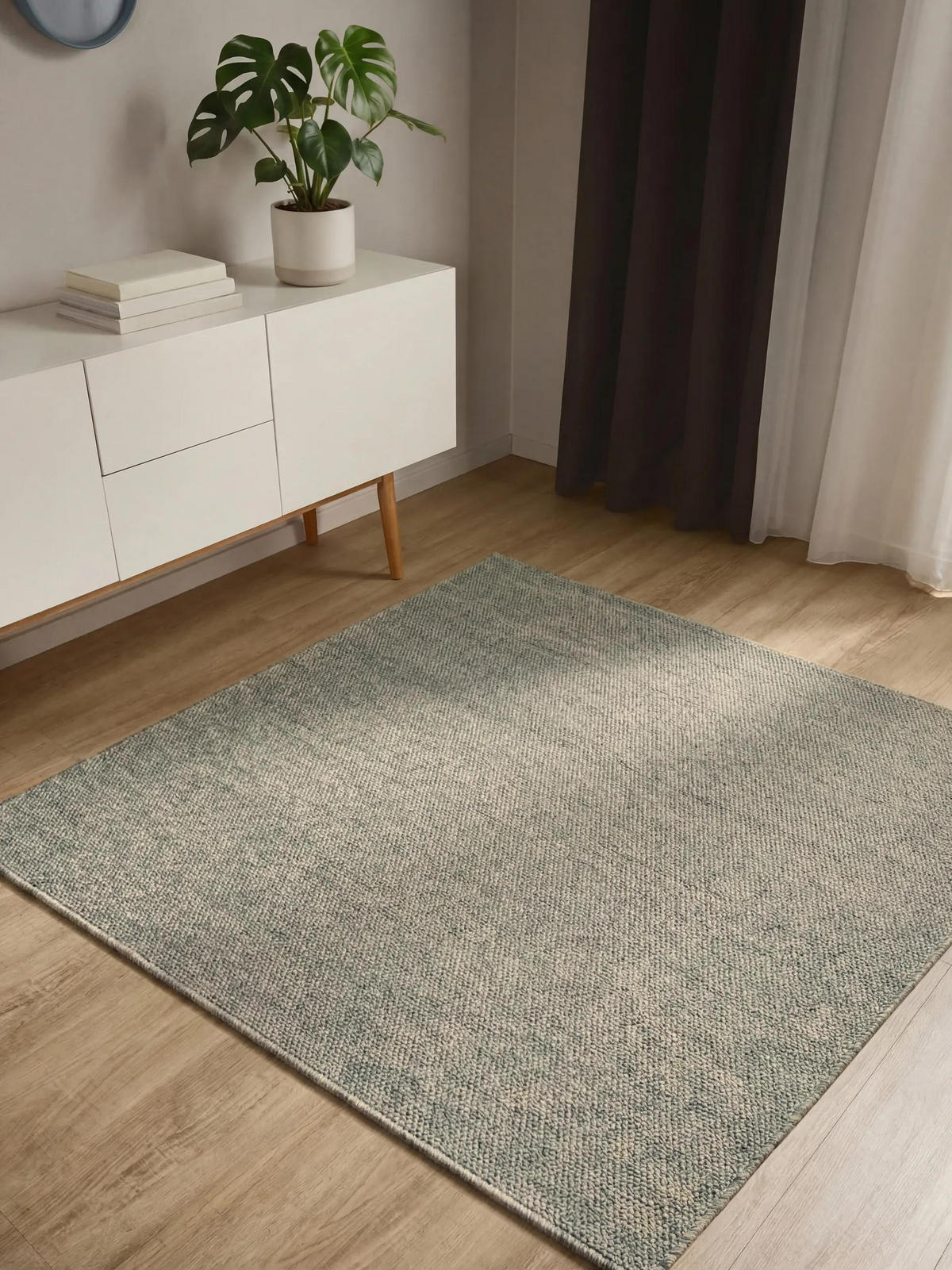OUTDOORTEPPICH Iowa Dunkelgrau 300/300 cm - Dunkelgrau, Kunststoff/Textil (300/300cm) - benuta
