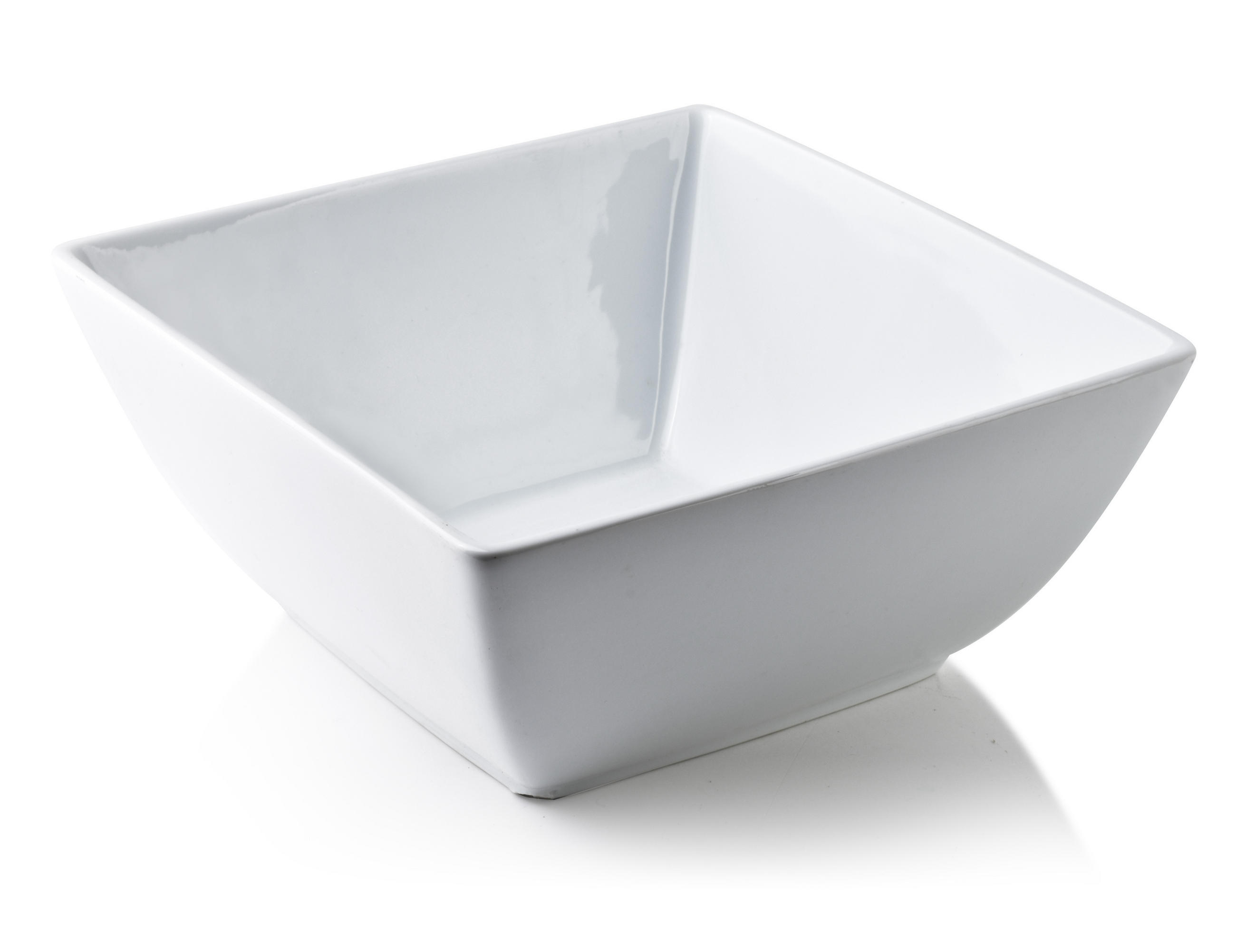 SCHALE Basic Weiß 23/23/10.5 cm Keramik - Weiß, Keramik (23cm) - Mondex