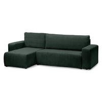 ECKSOFA Kingi Grün - Grün, Textil (244/83/142cm) - Pillovely