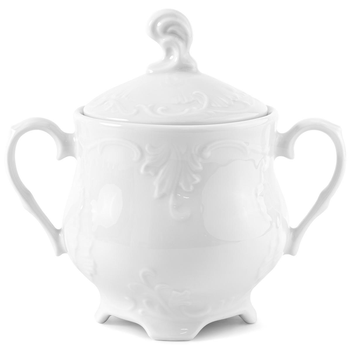 KAFFEESERVICE Cmielow Rococo 21-tlg - Weiß, Keramik (25/2/25cm) - KONSIMO®