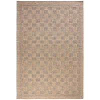 TEPPICH YUCANA Beige Outdoor Flachgewebe 160/230 cm - Beige, Textil (160/230cm) - Tapiso