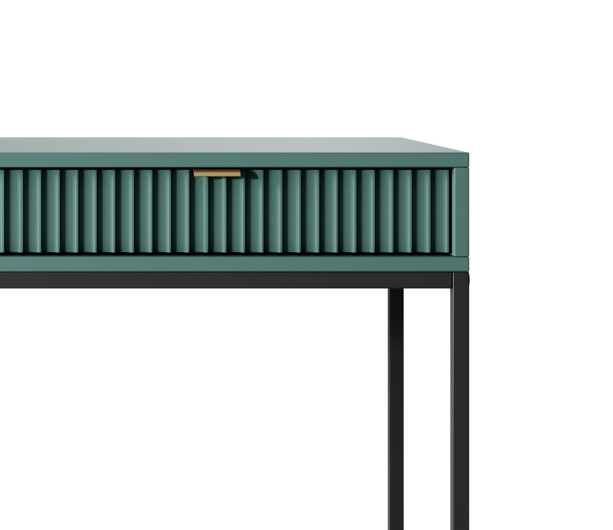 SCHMINKTISCH ZOVA Pastellgrün 104x77x50 cm Little table, Freistehend - Jadegrün/Pastellgrün, Holzwerkstoff/Metall (50/104/77cm) - DomoHome