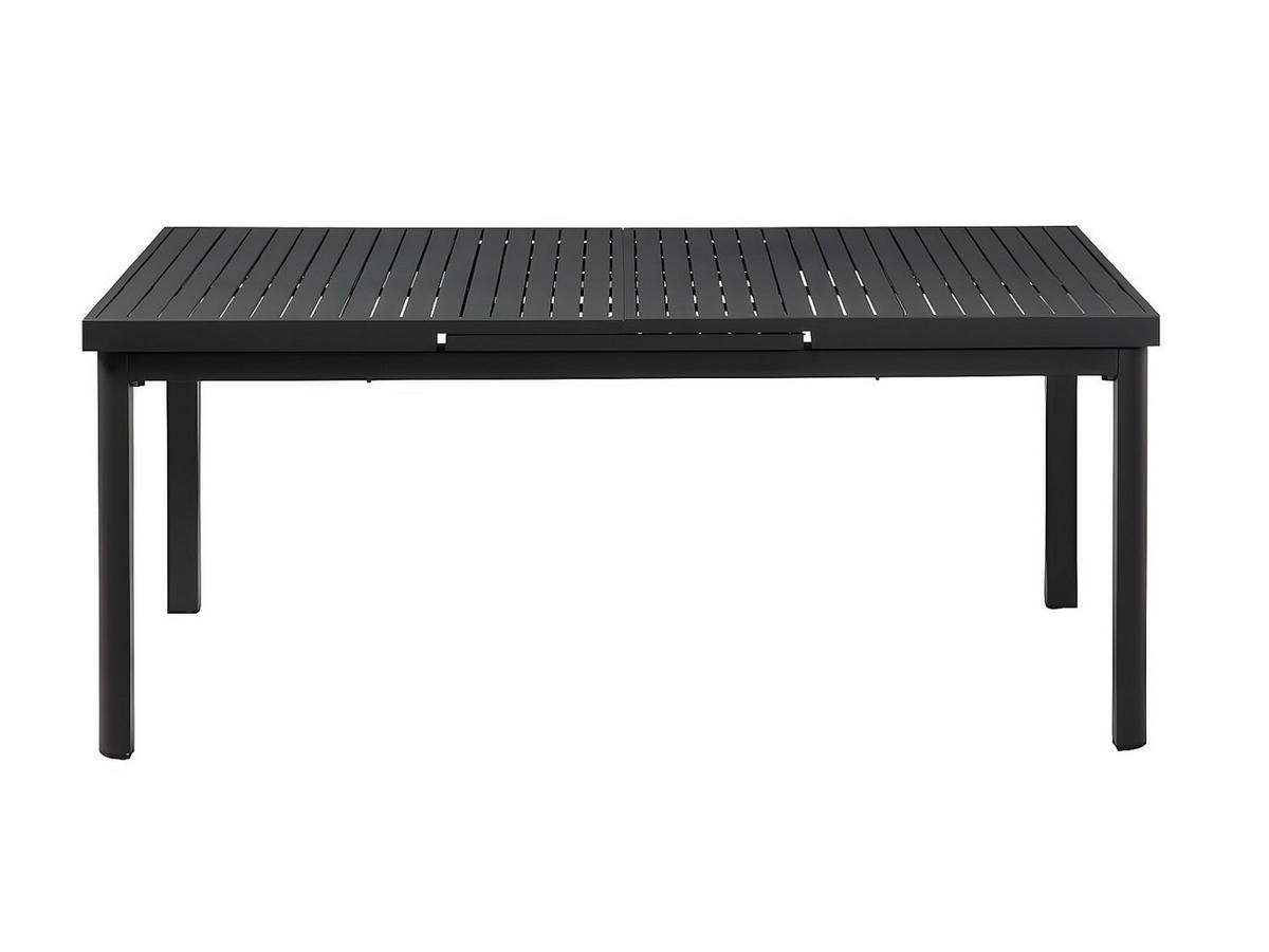 GARTENESSGRUPPE im Set - 8 -Sitzer - Aluminium - anthrazitgrau - NAURU - Anthrazit, Metall - Vente-Unique