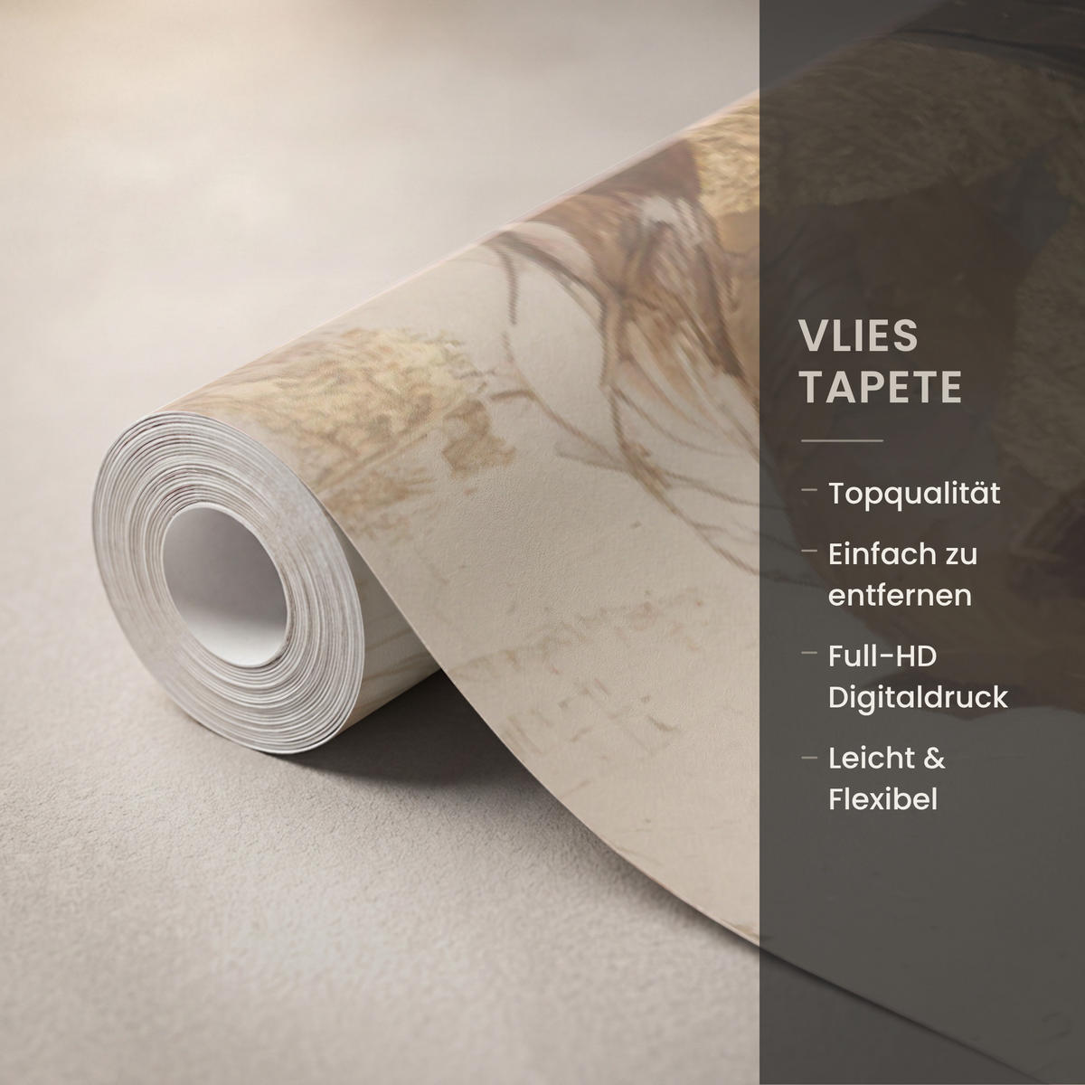 TAPETE - Frau - Gold - Abstrakt - Textur - 120x280 cm - Goldfarben, Papier (120/280cm) - OnlyWow