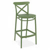 BARHOCKER Grün 45x106x52cm - Olivgrün/Grün, Kunststoff (45/106/52cm) - AlterEgo