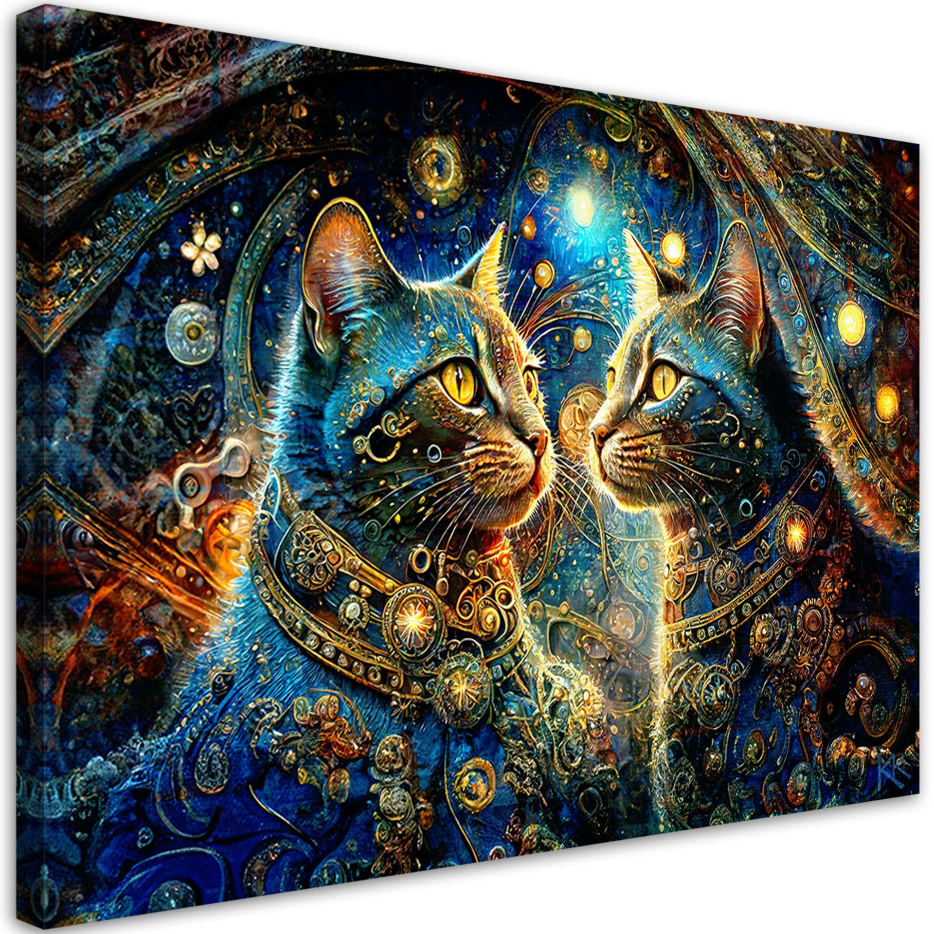 KUNSTDRUCK Lila 90/60 cm - Lila, Textil (90/60cm) - KUNSTLOFT