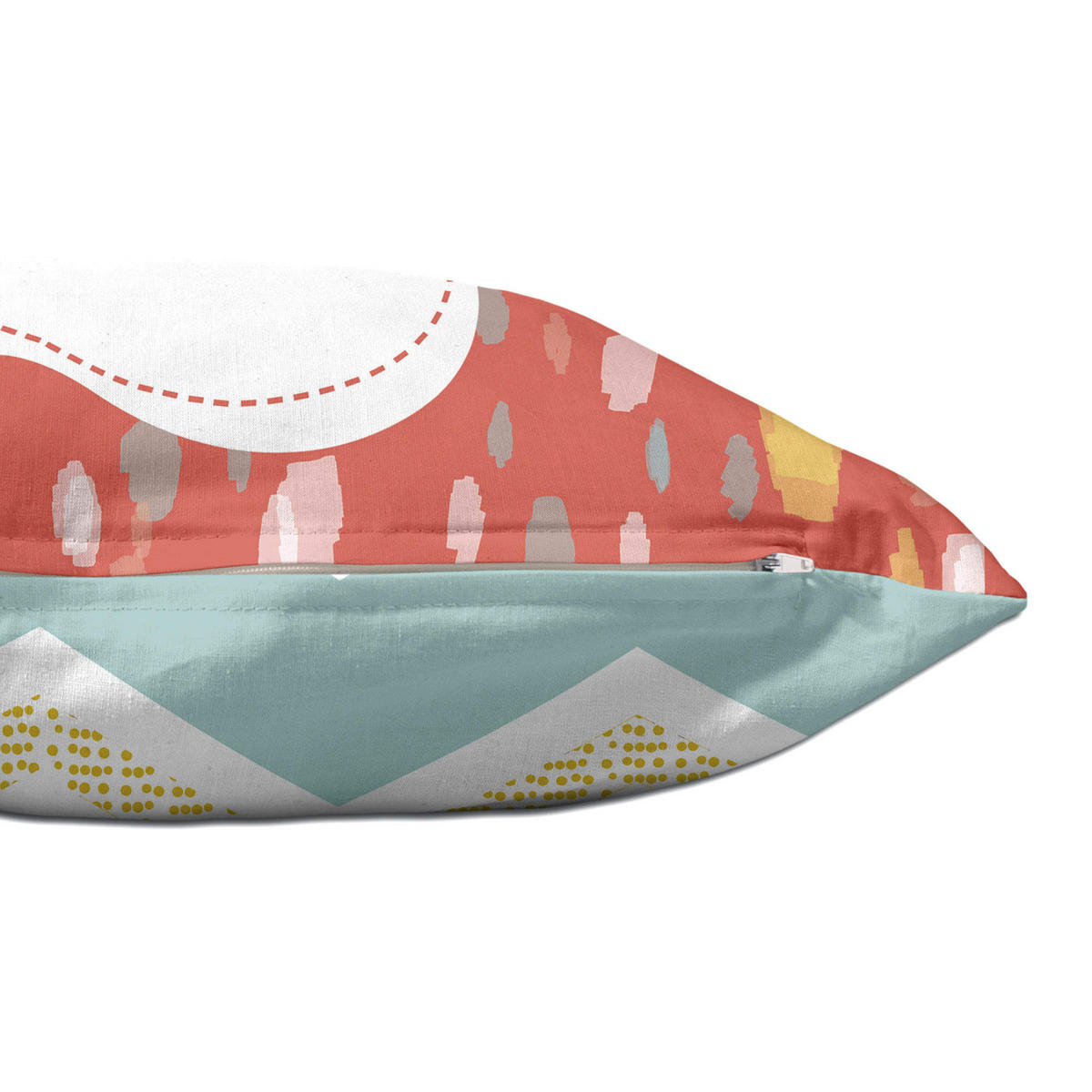 KISSENBEZUG woodland 50x30 cm mehrfarbig - Multicolor, Textil (50/30cm) - Happy Friday